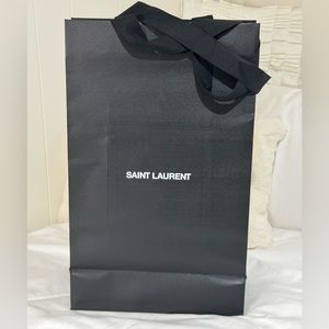Empty Saint Laurent Shopping/Gift Bag